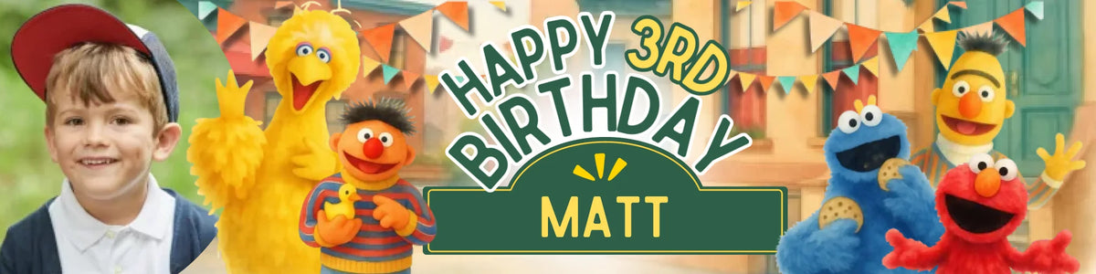 Party Banner Mockup
