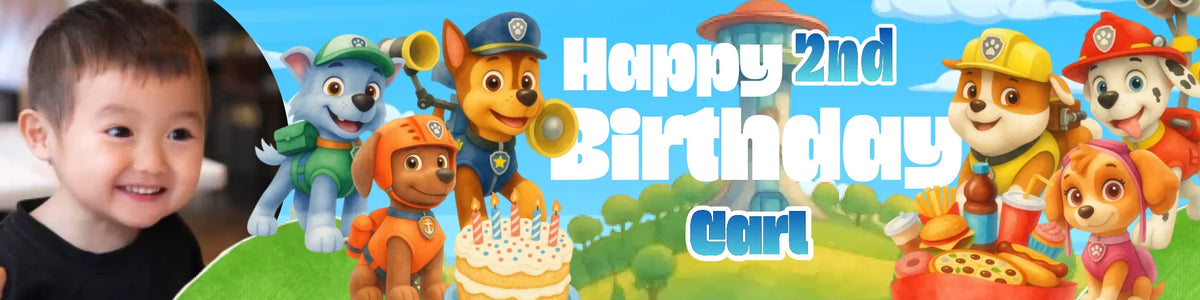 Party Banner Mockup